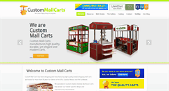 Desktop Screenshot of custommallcarts.com